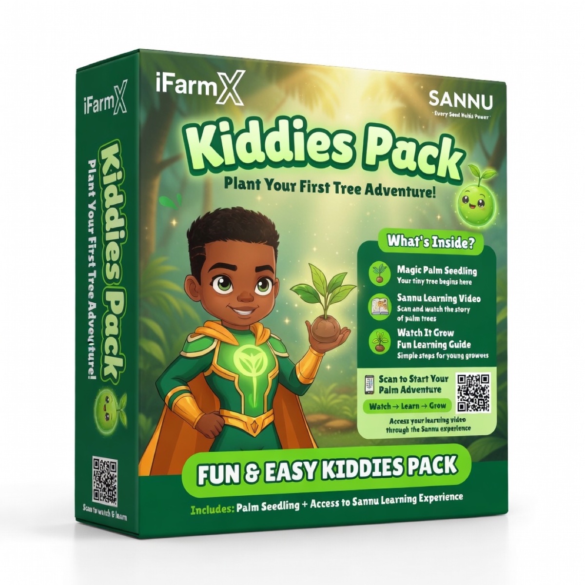Kiddies Pack starter kit box