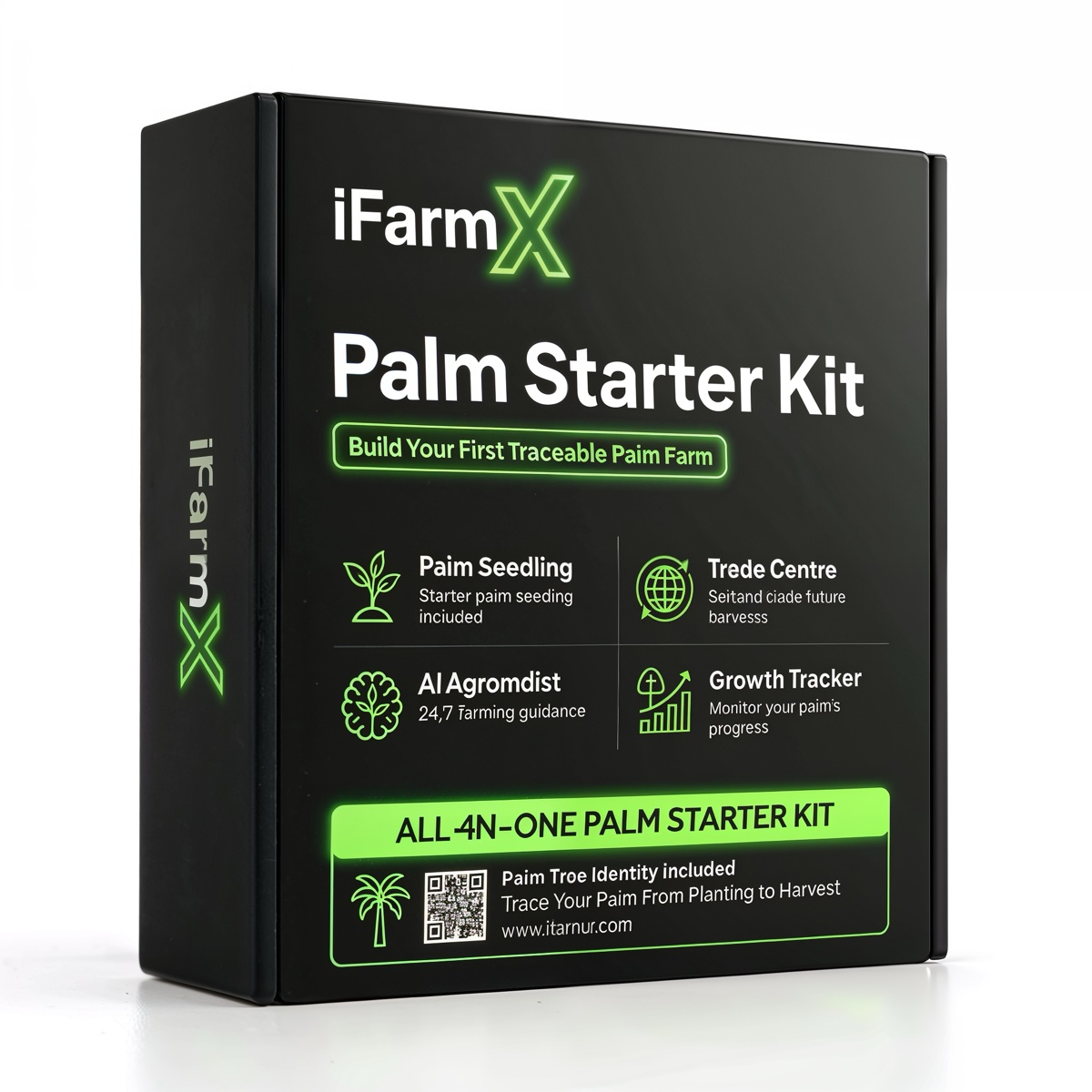 Nano Pack black iFarmX Palm Starter Kit box